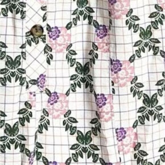 The East Order Tarshie Floral White print Sleeveless Midi Dress Size 3X - Picture 16 of 16